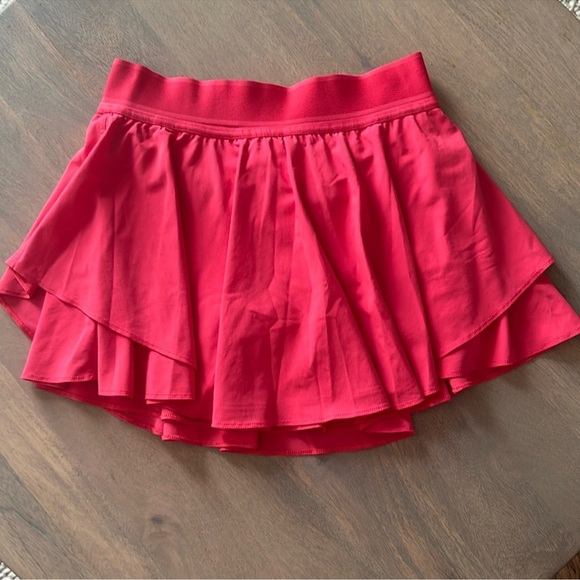 lululemon athletica Dresses & Skirts - lululemon athletica Cherry Pink Mini Skirt